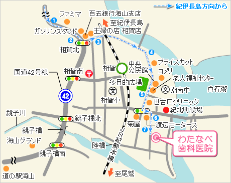 アクセスルートマップ