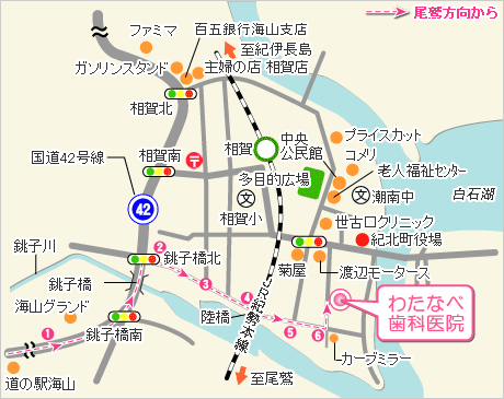 アクセスルートマップ